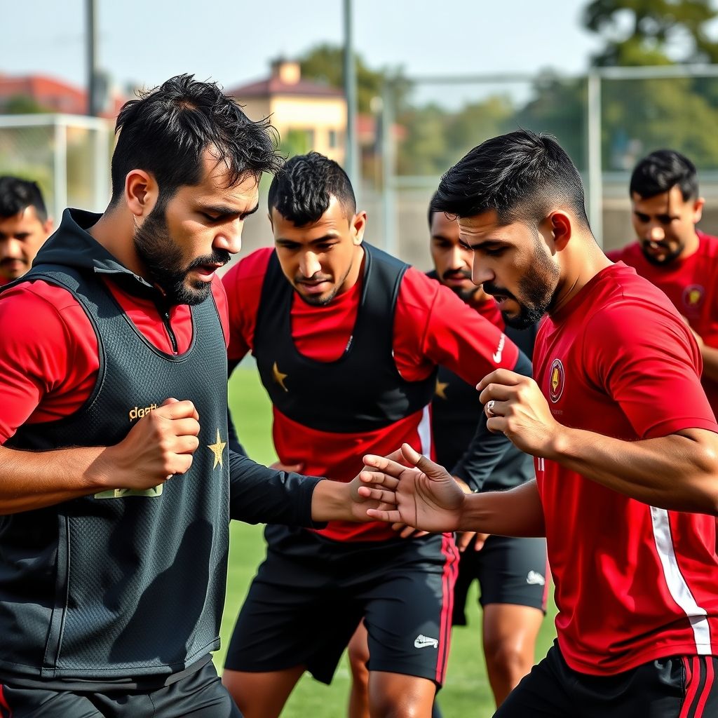 od体育培训-摩洛哥瓦赫达体能训练升级,备战河床半决赛